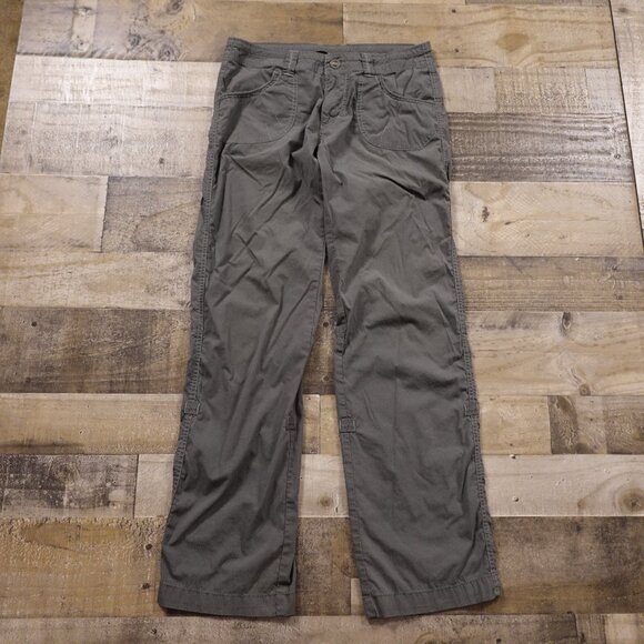Kuhl cargo pants women's 6 gray lightweight roll up hems - Picture 1 of 15